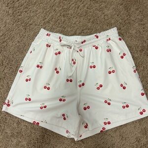 Cherry Print Women's Shorts